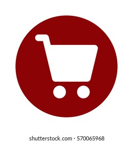 Shopping Icon, flat design style