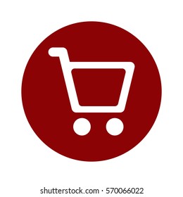 Shopping Icon, flat design style