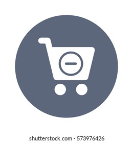Shopping Icon, flat design style