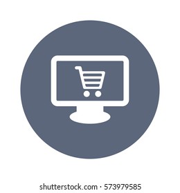 Shopping Icon, flat design style