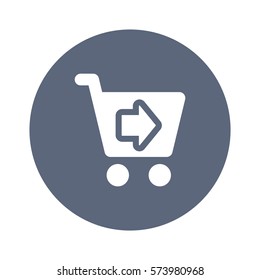 Shopping Icon, flat design style
