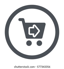 Shopping Icon, flat design style