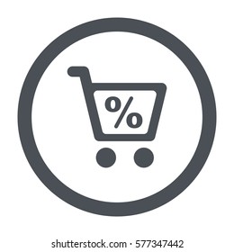 Shopping Icon, flat design style