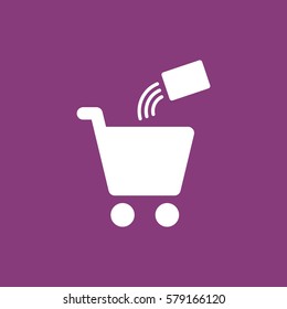 Shopping Icon, flat design style