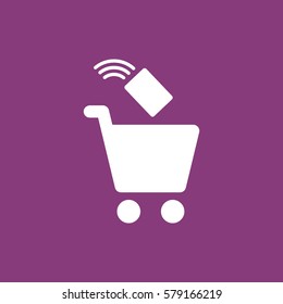 Shopping Icon, flat design style