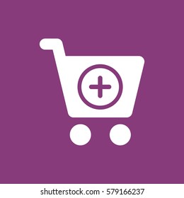 Shopping Icon, flat design style