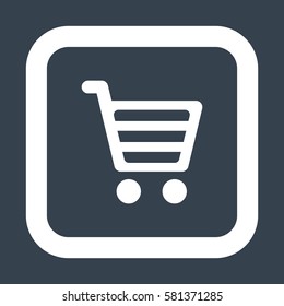Shopping Icon, flat design style