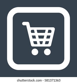 Shopping Icon, flat design style