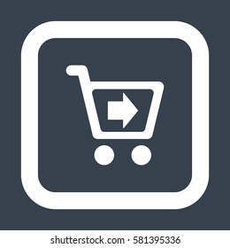 Shopping Icon, flat design style