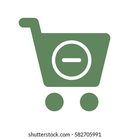 Shopping Icon, flat design style