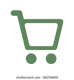 Shopping Icon, flat design style