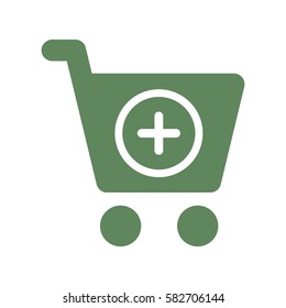 Shopping Icon, flat design style