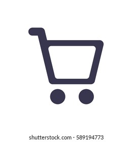 Shopping Icon, flat design style