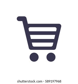 Shopping Icon, flat design style