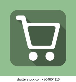 Shopping Icon, flat design style