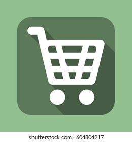 Shopping Icon, flat design style