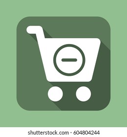 Shopping Icon, flat design style