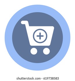 Shopping Icon, flat design style