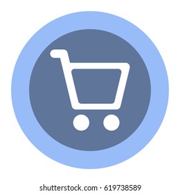 Shopping Icon, flat design style