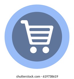 Shopping Icon, flat design style