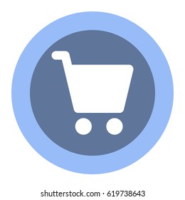 Shopping Icon, flat design style