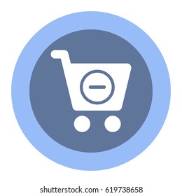 Shopping Icon, flat design style