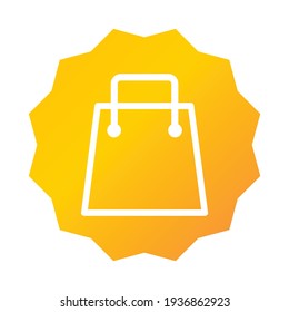 shopping icon. shopping illustration. Flat vector icon. can use for, icon design element, ui, web, app.