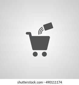Shopping icon illustration isolated vector sign symbol