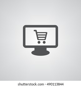 Shopping icon illustration isolated vector sign symbol
