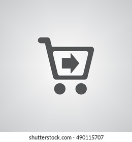 Shopping icon illustration isolated vector sign symbol