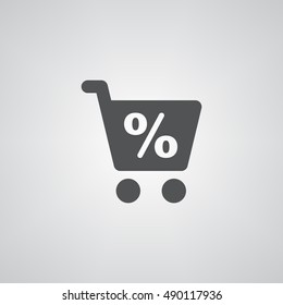 Shopping icon illustration isolated vector sign symbol