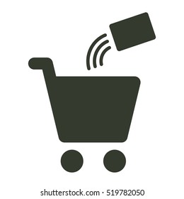 Shopping icon illustration isolated vector sign symbol