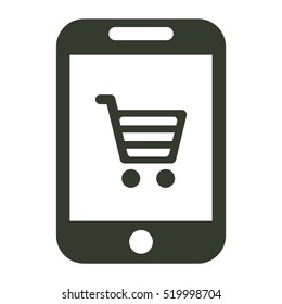 Shopping icon illustration isolated vector sign symbol
