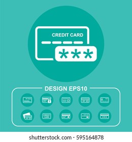 Shopping icon illustration isolated vector sign symbol
