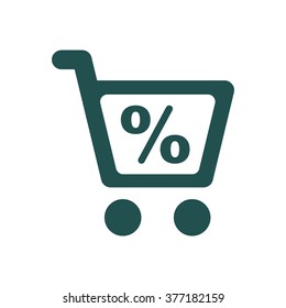 Shopping Icon  isolated vector flat design