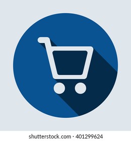 Shopping Icon  isolated vector flat design