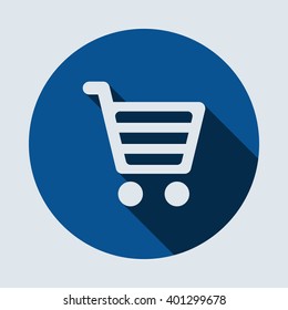 Shopping Icon  isolated vector flat design