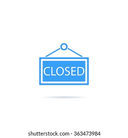 Shopping icon labels "closed".