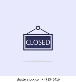 Shopping icon labels "closed".