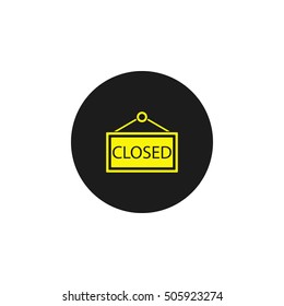 Shopping icon labels "closed".