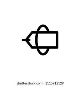 shopping icon line, vector eps 10