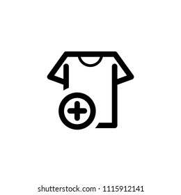 shopping icon line, vector eps 10