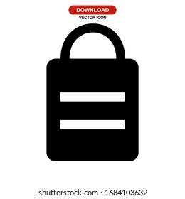 shopping icon or logo isolated sign symbol vector illustration - high quality black style vector icons

