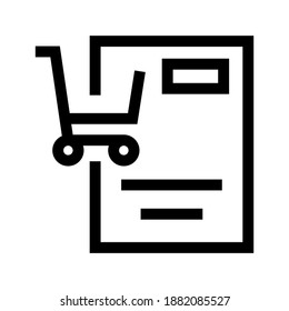 shopping icon or logo isolated sign symbol vector illustration - high quality black style vector icons
