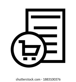 shopping icon or logo isolated sign symbol vector illustration - high quality black style vector icons
