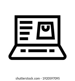 shopping icon or logo isolated sign symbol vector illustration - high quality black style vector icons
