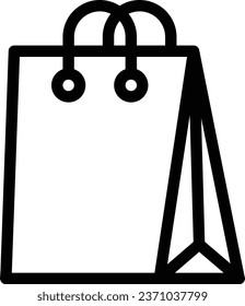 Shopping icon on transparent background