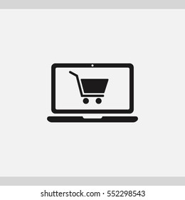 icono de compra. Uno de los iconos web establecidos