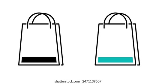 Shopping icon. Online shopping. Black icon. Discount icon. Shopping logo. Silhouette icon.