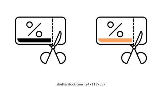 Shopping icon. Online shopping. Black icon. Discount icon. Shopping logo. Silhouette icon.